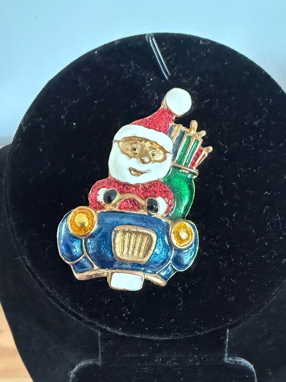 VTG 1929 Santa Claus brooch